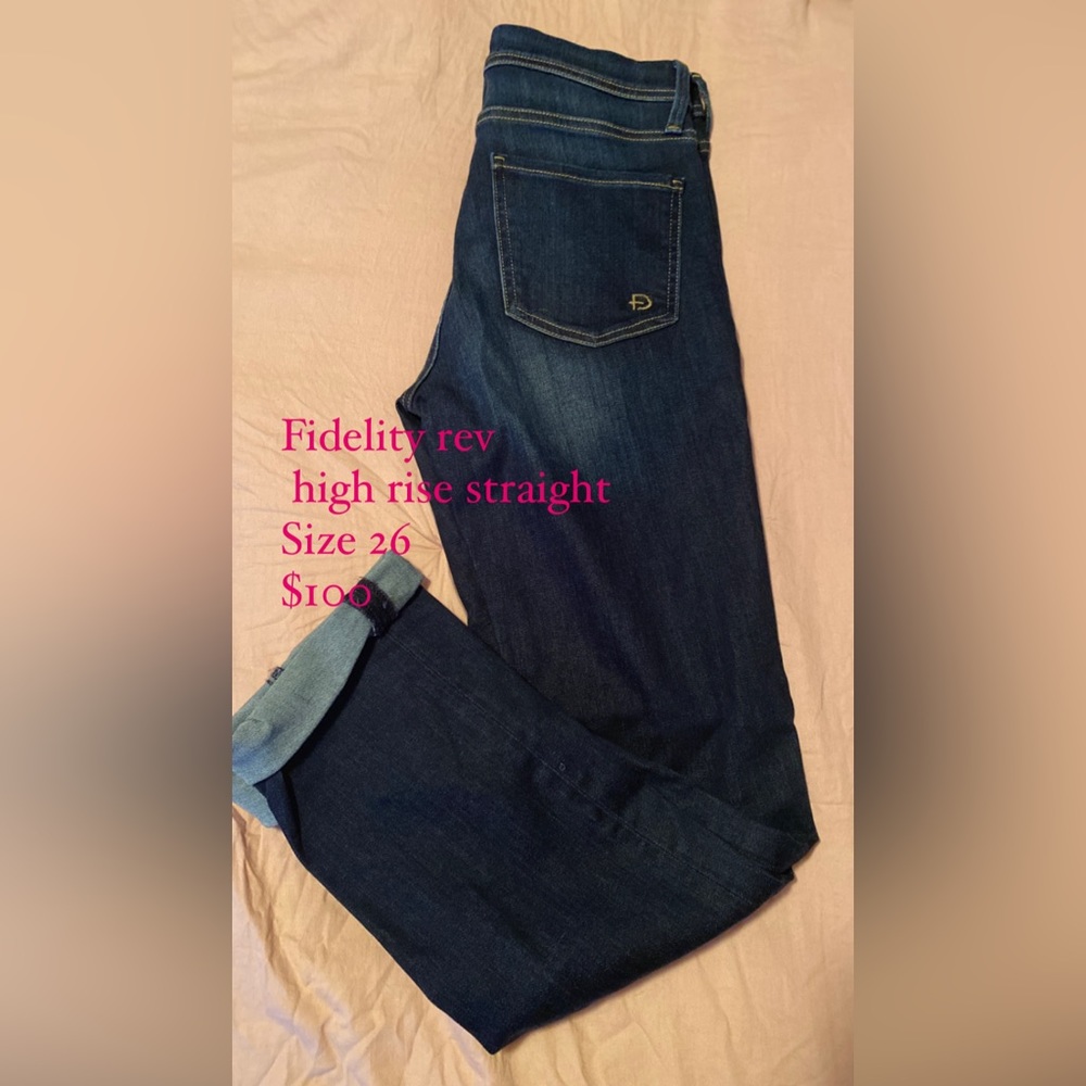 Fidelity Rev High Rise Jeans